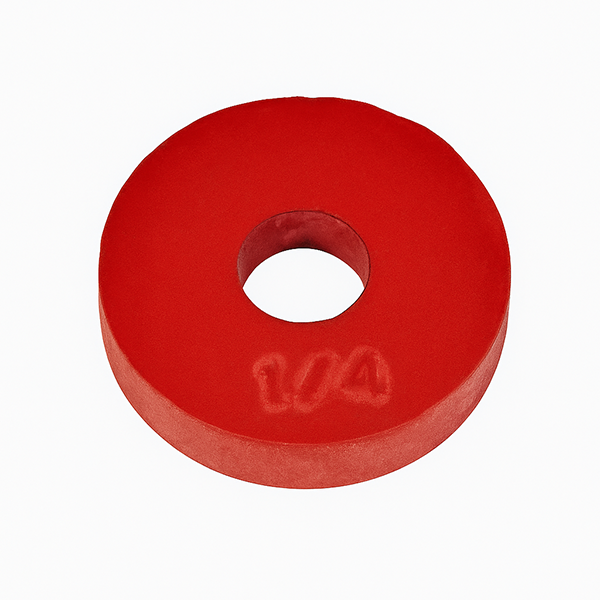 Red Faucet Washers Flat 1/4