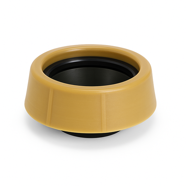 Deep Wax Toilet Gasket, Jumbo With Horn For 3&quot; &amp; 4&quot; Waste Lines