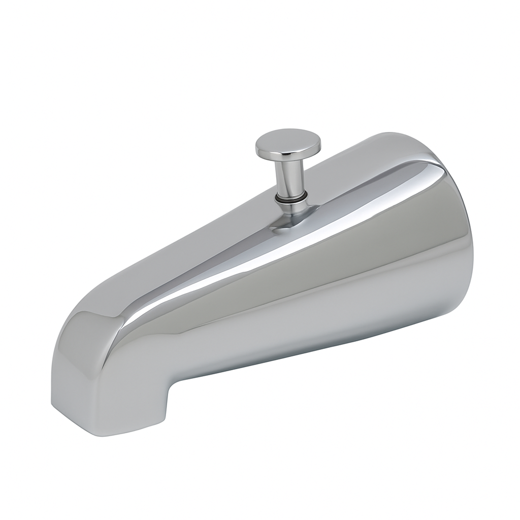 Bathtub Diverter Spout Rear Pull Stopper