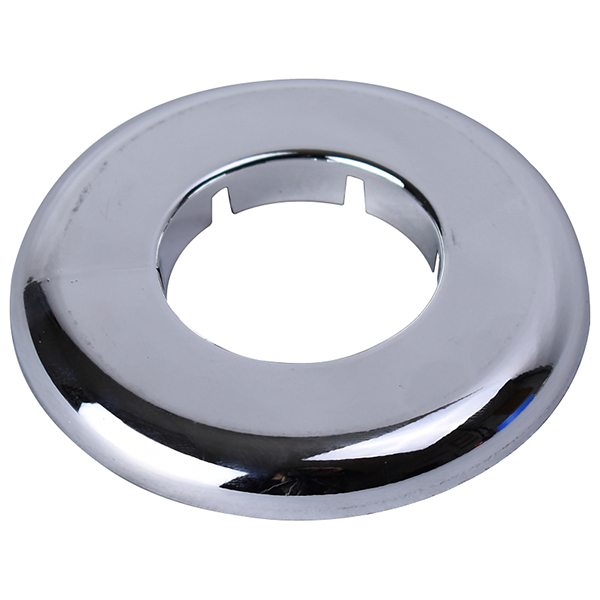 Escutcheon Plate 1/2&quot; Chrome Plated, Snap Over