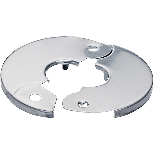 Floor &amp; Ceiling Plate 1 1/2&quot;, With Spring, Chrome Plated,