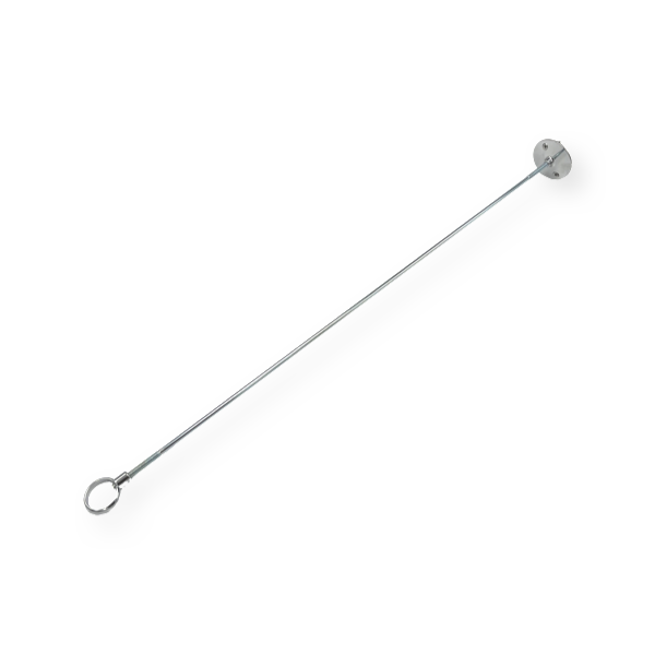 Shower Rod Ceiling Support 36&quot; With Flange,