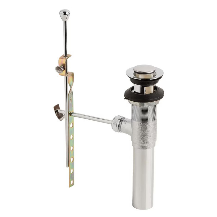 Brass Pop Up Drain Assembly, Gerber, 43-973